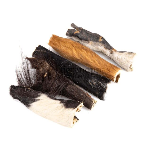 6dc790ddef45543ed0cf44c15f3420c9 Runderkophuid met haar zak 1 kilo