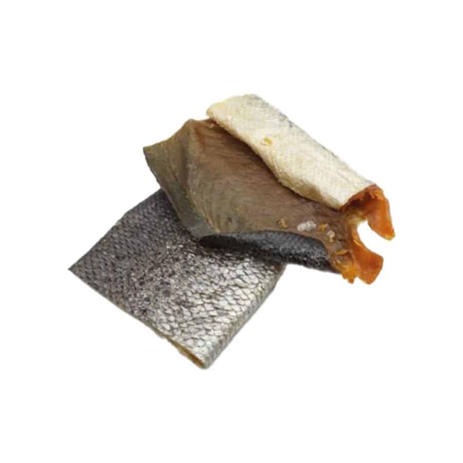 Zalmhuid met vlees zak 500 gram