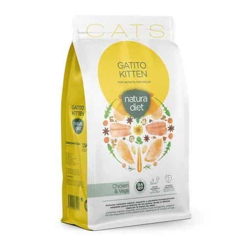 Natura Diet kitten brok zak 3 kilo Kip